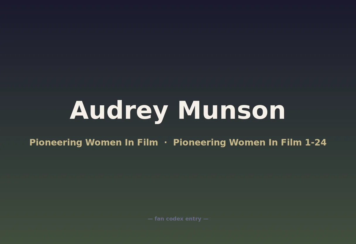 Audrey Munson