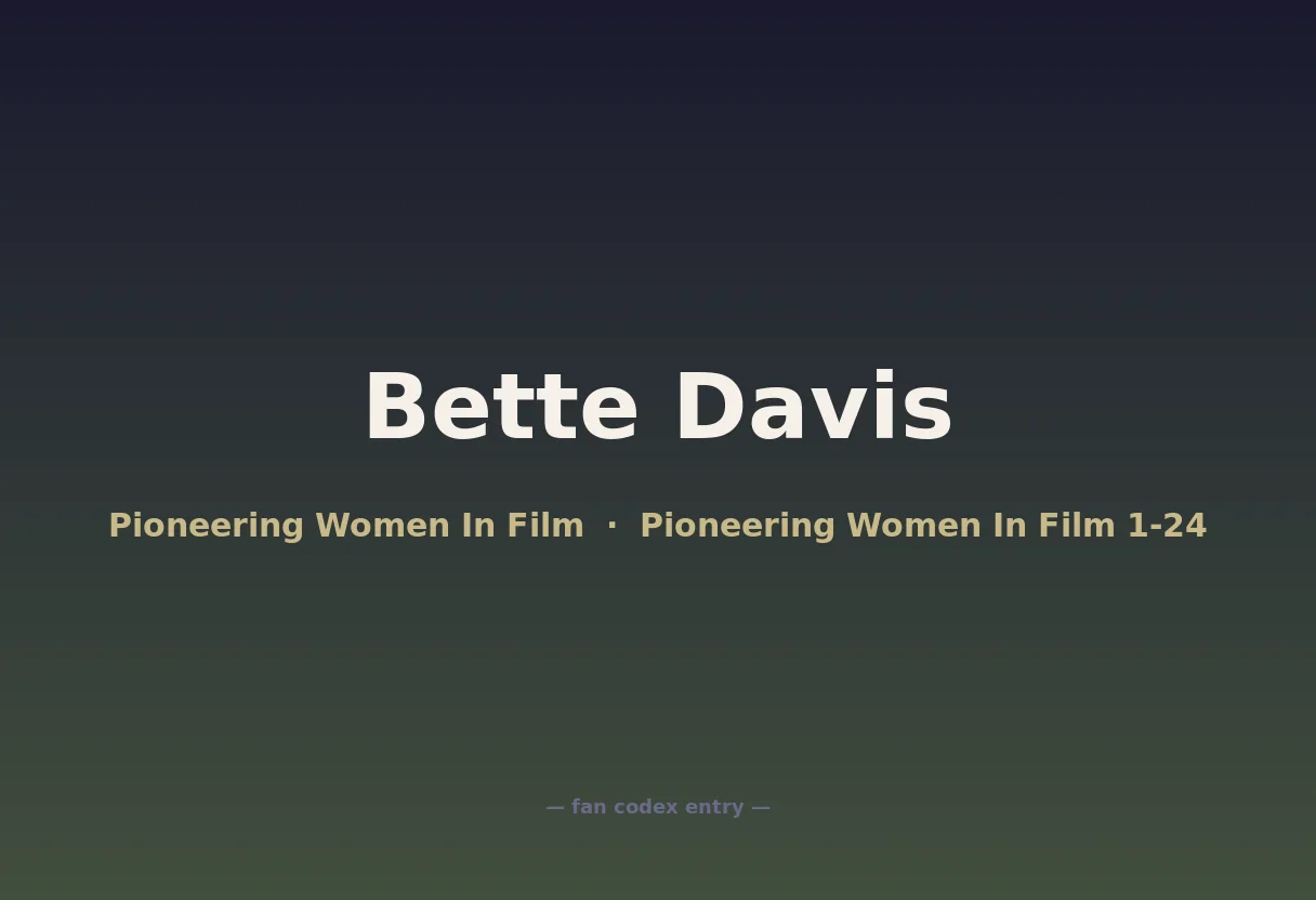 Bette Davis