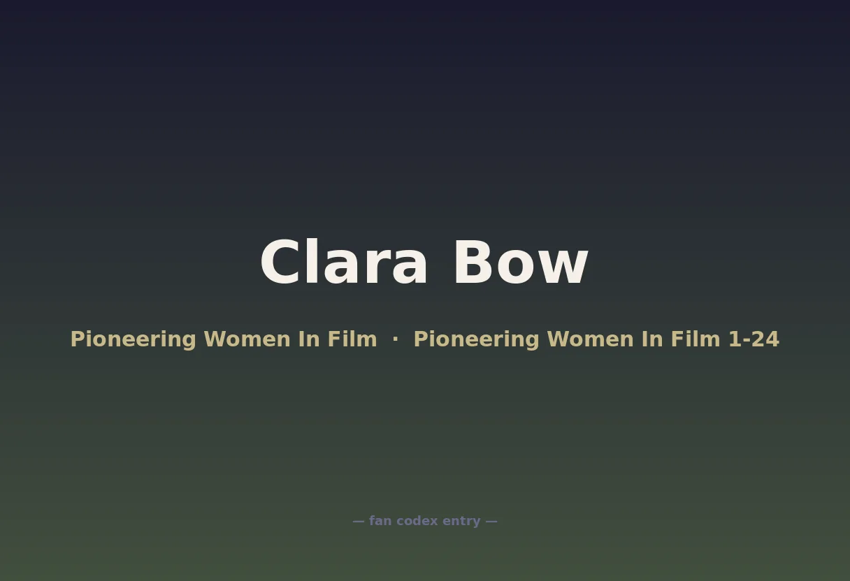 Clara Bow