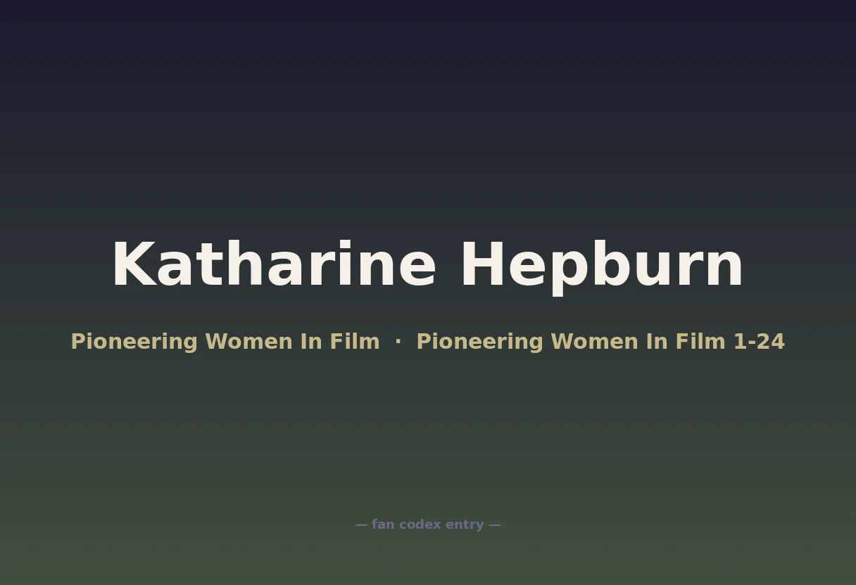 Katharine Hepburn